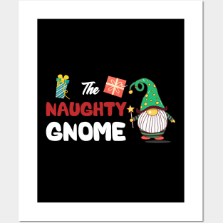 Christmas Santa Funny Xmas Gnome Posters and Art